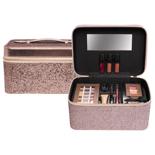 Casuelle beauty case bronze glitter
