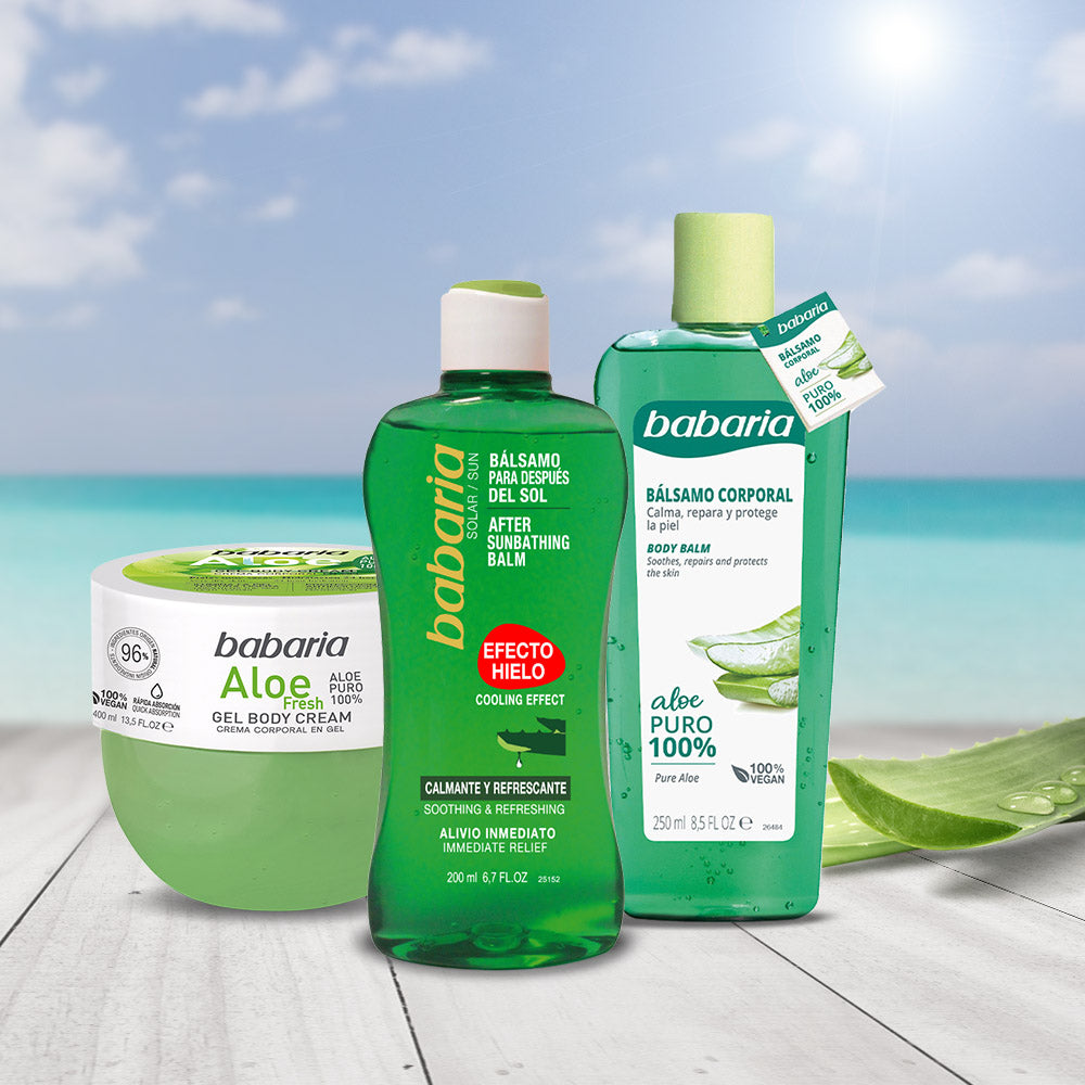 Sienoire Babaria - After Sun Aloe Vera Effet Fraîcheur – Baume Apaisant & Hydratant