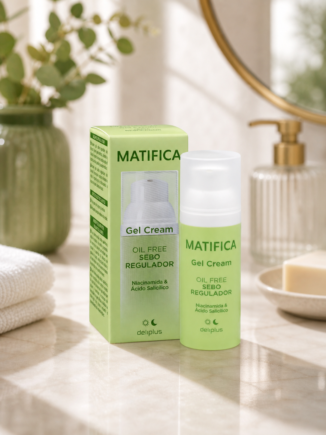 Sienoire Deliplus - Crème gel matifiante visage Oil Free
