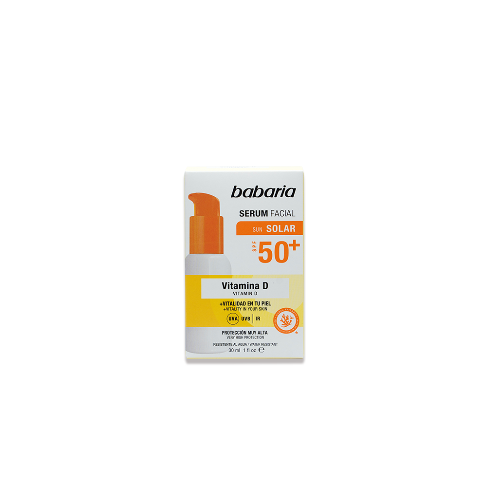 Sienoire Babaria - Sérum Solaire SPF 50+ Vitamine D