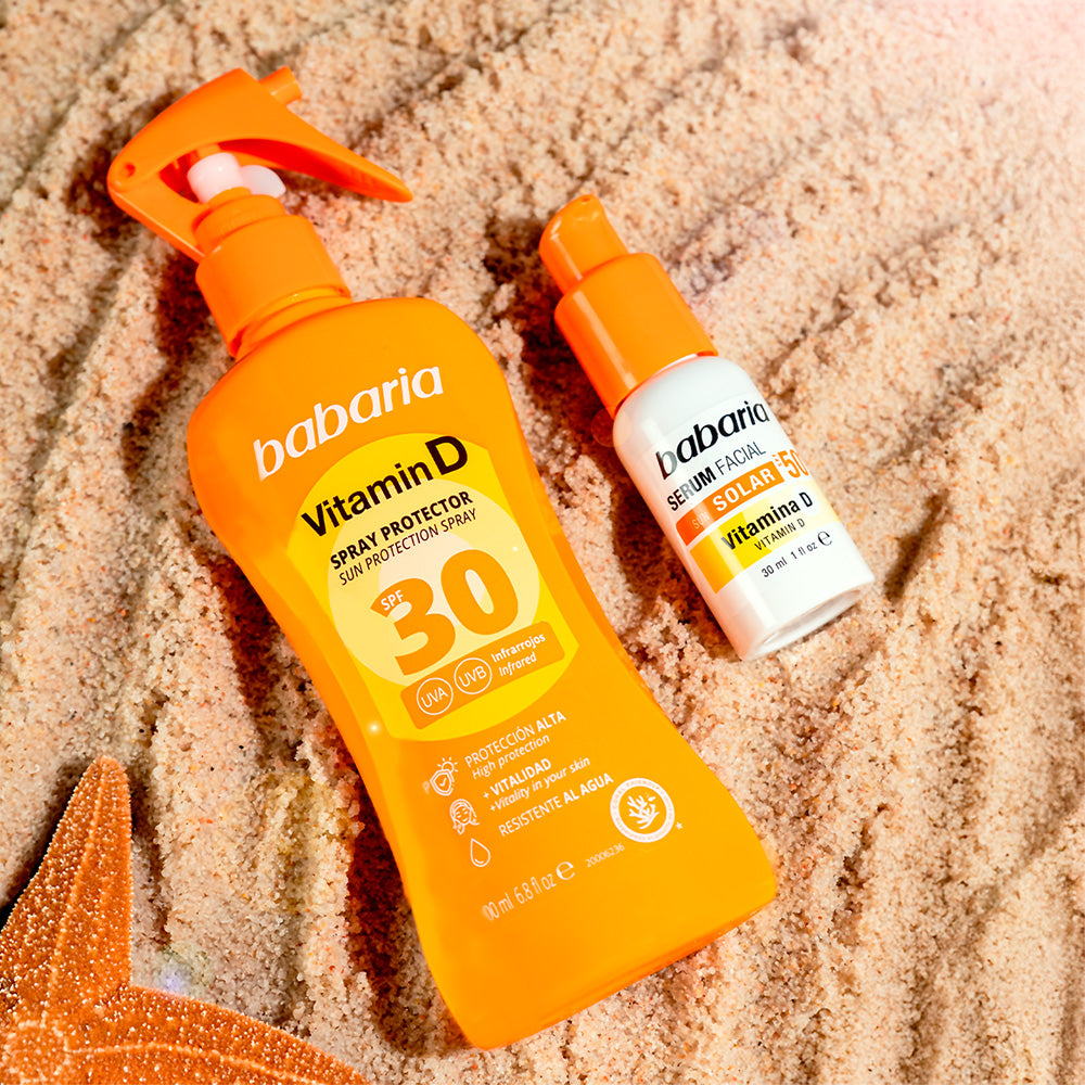 Sienoire Babaria - Sérum Solaire SPF 50+ Vitamine D