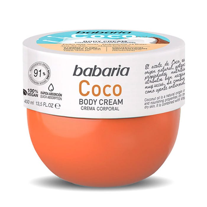 Sienoire Babaria - Crème Corps à la Noix de Coco