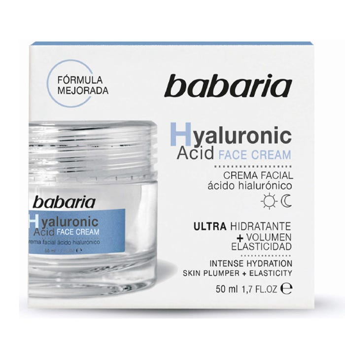 Sienoire Babaria - Crème Visage Ultra-Hydratante à l'Acide Hyaluronique