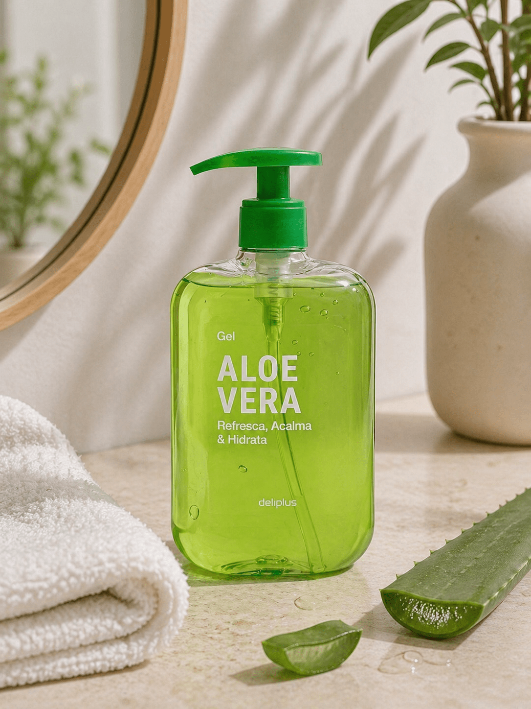 Sienoire Deliplus - Gel Aloe Vera Apaisant et Hydratant Après-Soleil et Réparateur