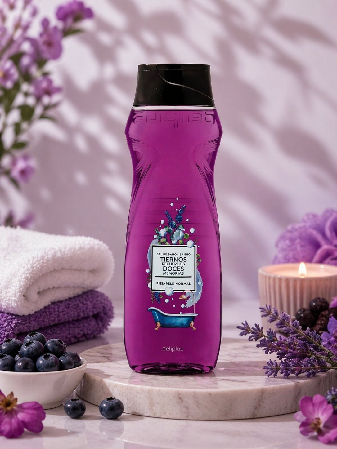 Sienoire Deliplus - Gel de Bain Multiparfums Gourmands 750 ml