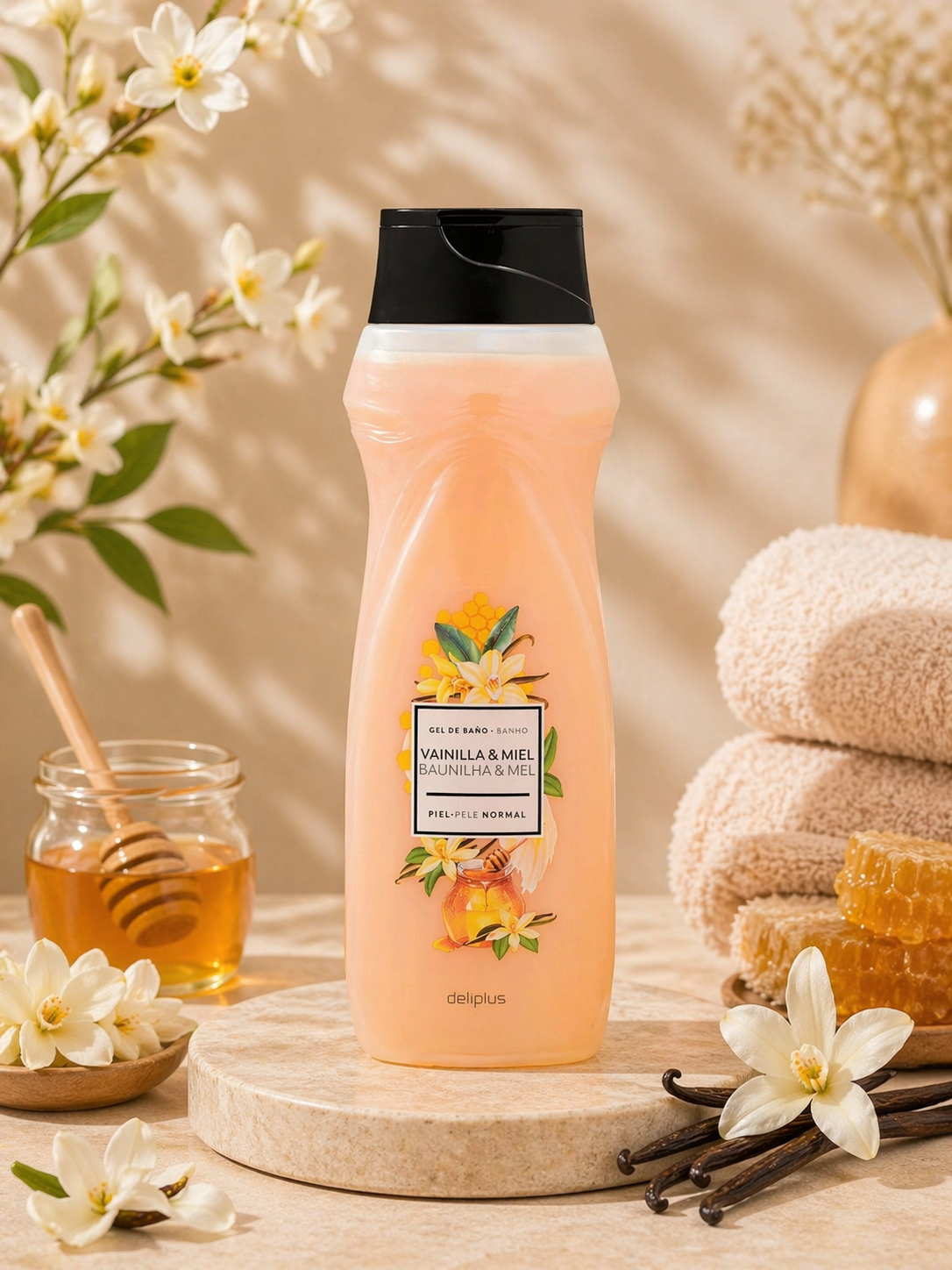 Sienoire Deliplus - Gel de Bain Multiparfums Gourmands 750 ml