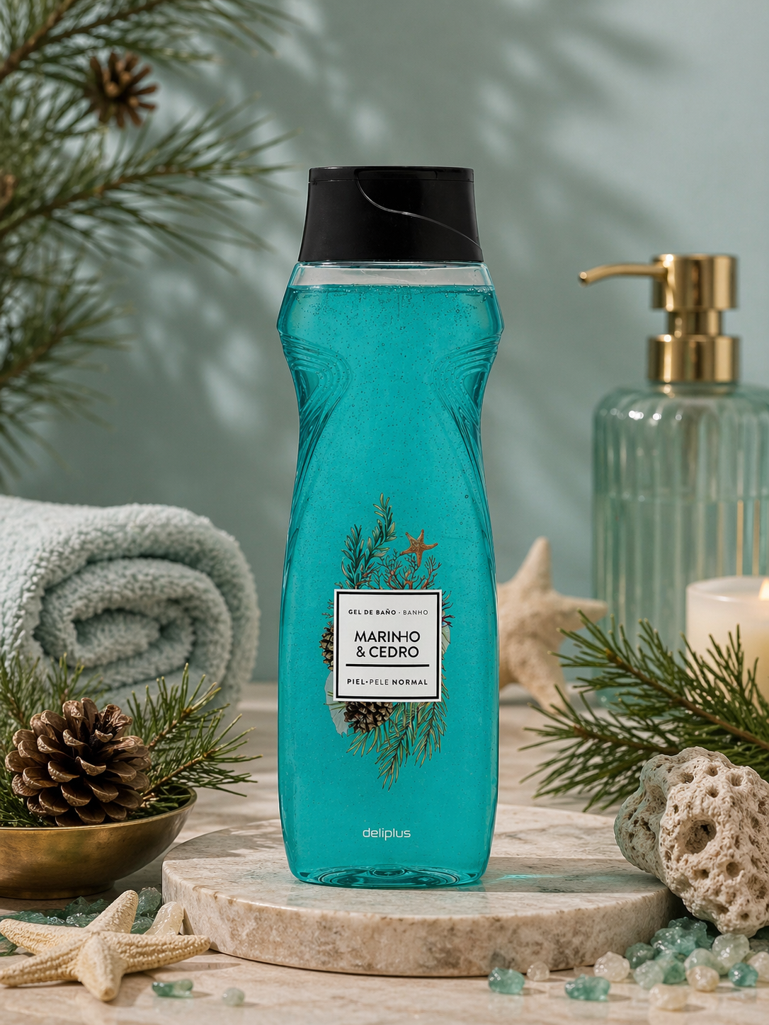 Sienoire Deliplus - Gel de Bain Multiparfums Gourmands 750 ml
